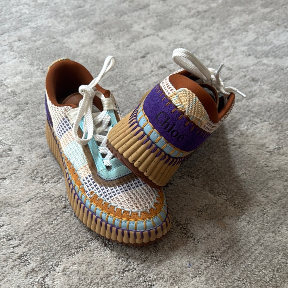 Chloe Women’s  Colorful Woven Sneakers
